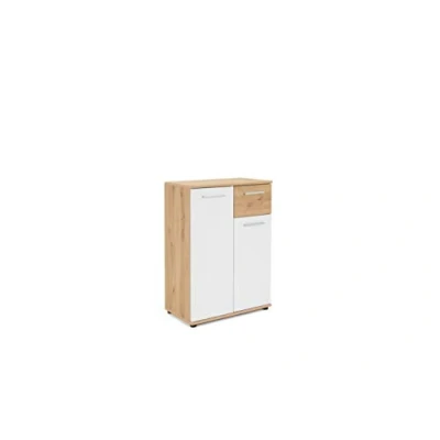Abbildung von Finori Kommode, Spanplatte, Artisan/Weiß, B/H/T: 60 x 85 35 cm