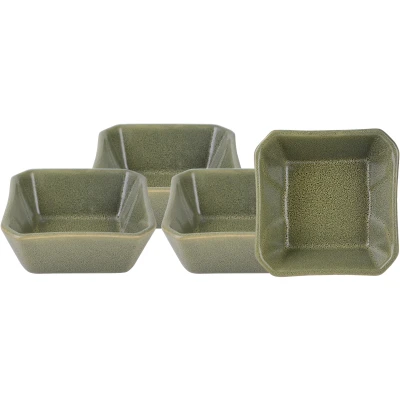 Abbildung von CreaTable Servierschale &quot;Dip Bowl&quot;, 4 tlg., aus Steinzeug, Dipschale, Snackschale, Topaktueller „Streat Food“ Trend