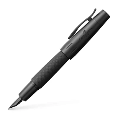 Abbildung von FABER CASTELL 148621 Füller e motion pure black, Federstärke F, schwarz