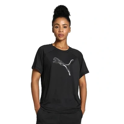 Abbildung von Puma Evostripe Tshirt print, Damen, Größe: XS, Black
