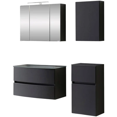 Abbildung von HELD MÖBEL Badezimmer Set &quot;Kaunas&quot;, (Set, 4 St.), Breite 120 cm, Soft Close Funktion