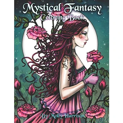 Abbildung von Mystical Fantasy Coloring Book: for Adults Beautiful Fairies, Dragons, Unicorns, Mermaids and More!