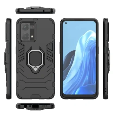 Abbildung von Kukoufey Schutzhülle für Xiaomi Redmi Note 12 Pro 4G, magnetische Autohalterung 11 4G 2201116TG 2201116TI / ‎2209116AG Hülle Schwarz