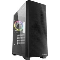Abbildung von Sharkoon VS9 RGB Midi ATX PC Gehäuse, schwarz
