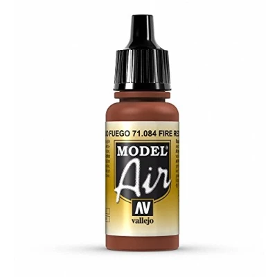Abbildung von Vallejo Model Air 17 ml Acrylic Paint Fire Red
