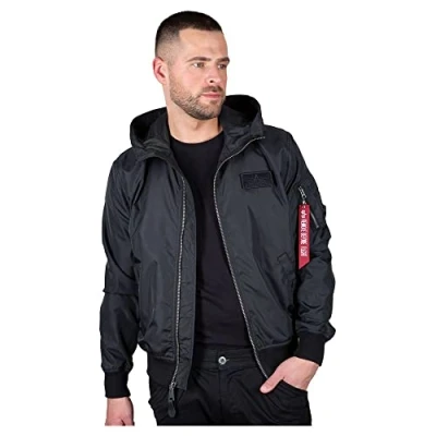 Abbildung von Alpha Industries Übergangsjacke, Herren, Größe: Small, Black