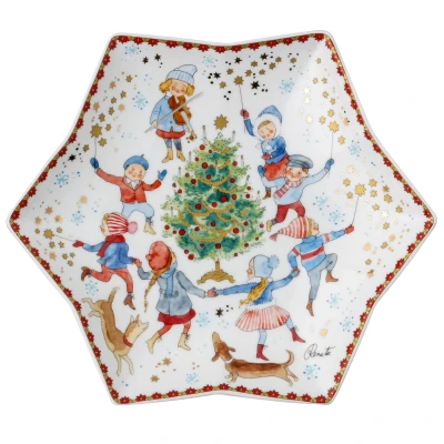Abbildung von Hutschenreuther Sammelkollektion 2023 Weihnachtsklänge Sternschale 24cm