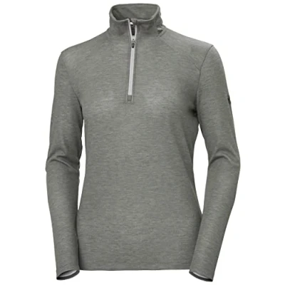 Abbildung von Helly Hansen Damen Inshore Zip Pullover, 949 Grey Melange, Large