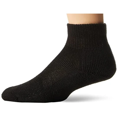 Abbildung von Thorlos Herren TMX Max Cushion Ankle Tennis Socks Tennissocken, Schwarz (1 Paar), Large
