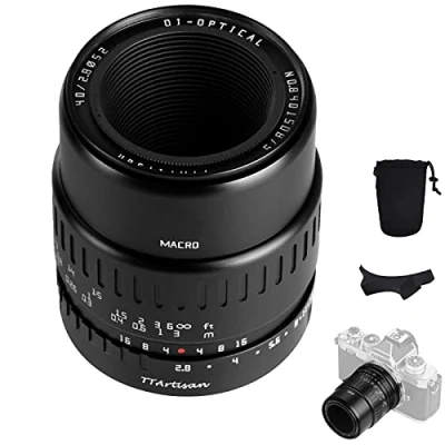 Abbildung von TARTISAN 40mm F2.8 Makroobjektiv APS C Kameras Objektiv Manueller Fokus für Nikon Z Mount ZFC Z50 Z5 Z6 Z6II Z7 Z7II Z9(Schwarz).