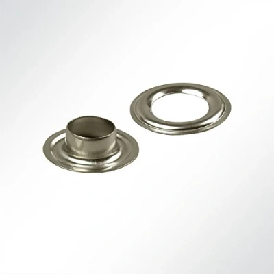 Abbildung von LYSEL 100 Stück Rundöse Nirosta Edelstahl rostfrei für Plane 12mm Ösen LKW Anhänger