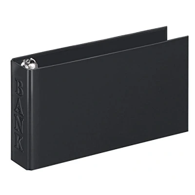 Abbildung von VELOFLEX 4169280 Bankordner Classic DIN A6, Ordner Ringbuch Bankauszugsordner, für Kontoauszüge, 250 x 140 45 mm,schwarz