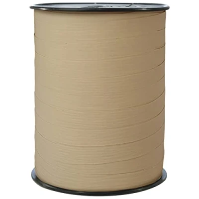 Abbildung von Clairefontaine 601549C Spule Geschenband 250mx10mm, 1 Stück, Kraftbraun Matt