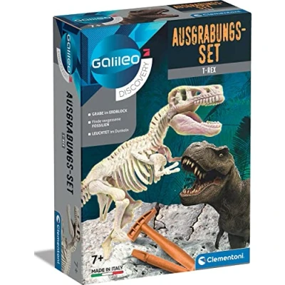 Abbildung von Clementoni® Experimentierkasten Galileo, Ausgrabungs Set T Rex, Made in Europe