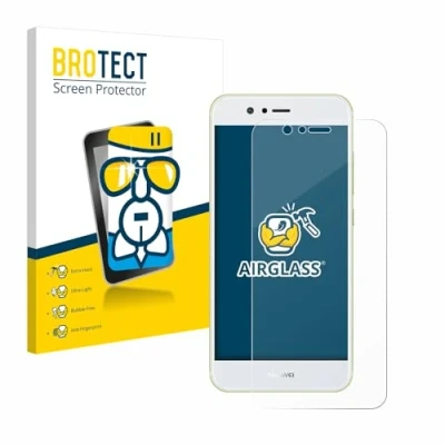 Abbildung von BROTECT Schutzglas für Huawei Nova 2 Schutzfolie Panzer Folie Glas [Extrem Kratzfest 9H, Anti Fingerprint, Ultra Transparent]
