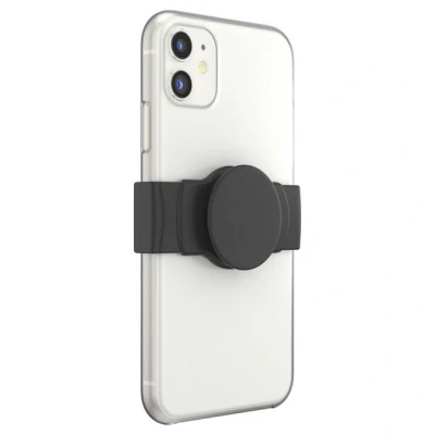 Abbildung von PopSockets Verschiebbarer Handy Griff Schwarz with Square Edges