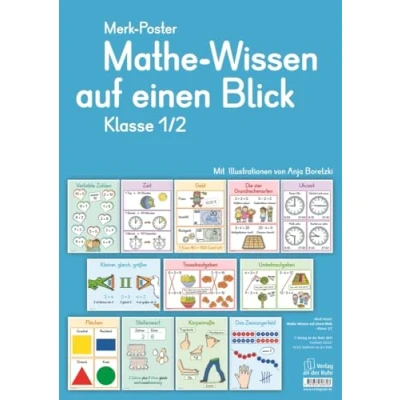 Abbildung von Verlag an der Ruhr Poster Merk Mathe Wissen auf einen Blick Klasse 1/2