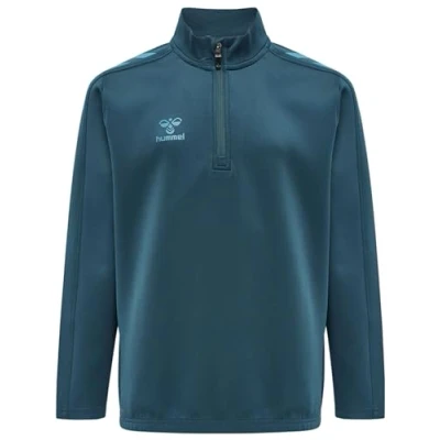 Abbildung von hummel hmlCORE XK Half Zip Poly Sweat Kids, Blue Coral, 164