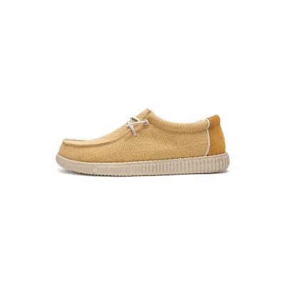 Abbildung von Walk in Pitas Sportlicher Schnürer, Herren, Größe: 43, Mustard Schuhe