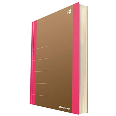 Abbildung von DONAU LIFE 1370001FSC 30 Notizbuch/ Notizblock kariert mit Organiser 80 Seiten, Softcover, Rosa Für Büro, Schule und Zuhause als Tagebuch, Bullet Journal, Schreibheft Stilvolles design die FSC®