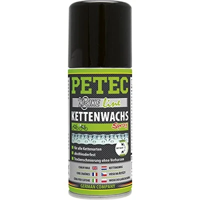 Abbildung von PETEC 70520 Kettenspray transparent 100 Spraydose wachsbasierend, Langzeitschutz, kriechfähig, Salzwasserbeständig