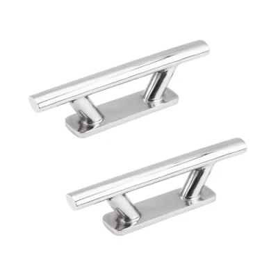 Abbildung von OUKENS Bootsklampe, 8 Zoll Bootsliegeplatz Dock Deck Rope Cleat Edelstahl für Marine Yacht