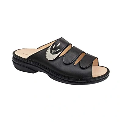 Abbildung von Finn Comfort Pantolette flach, Damen, Größe: 40, Schwarz Schuhe