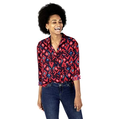 Abbildung von OXBOW Damen M2CARAIBE Hemd, Krapprot, FR : XL (Taille Fabricant 4)