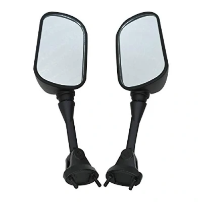 Abbildung von TengChang Motorrad links rechts Ansicht hinten Schwarz Spiegel geeignet für Kawasaki NINJA ZX10R 2004 2010 ZX6R 2005 2008