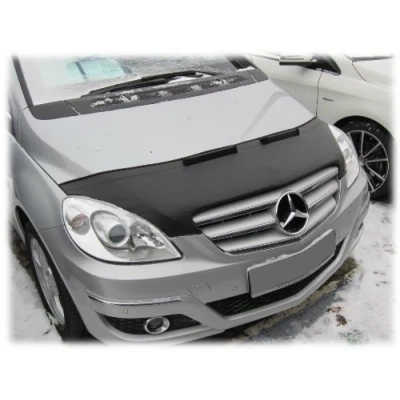 Abbildung von AB 00116 AUTO Bra kompatibel mit MB Mercedes Benz B Klasse T245 Bj. 2005 2011 Haubenbra Steinschlagschutz Tuning Bonnet
