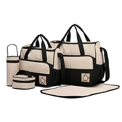 Abbildung von Miss Lulu Damen 9026 Bk Gepäck, Kuriertasche, Schwarz