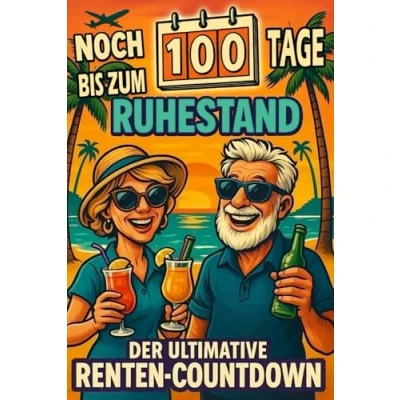 Abbildung von Noch 100 Tage bis zum Ruhestand der ultimative Renten Countdown: Dein Begleiter in die große Freiheit mit Witzen, Rätseln und kreativen Aufgaben lustiges Geschenk Renteneintritt