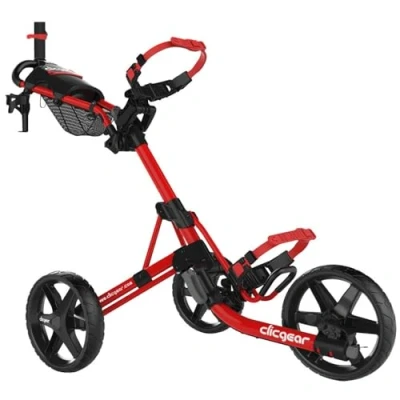 Abbildung von Clicgear 4.0 manueller Golfwagen (schwarz/rot)