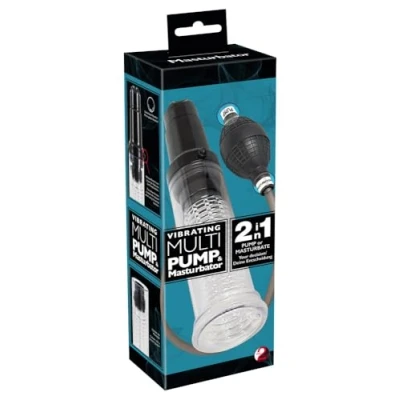 Abbildung von Penispumpe/Masturbator „Vibrating Multi Pump &amp; Masturbator“ mit Vibration