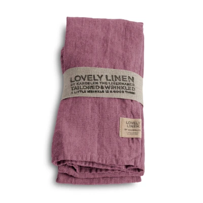Abbildung von Lovely Linen Serviette Leinen old rose (1 Stück)