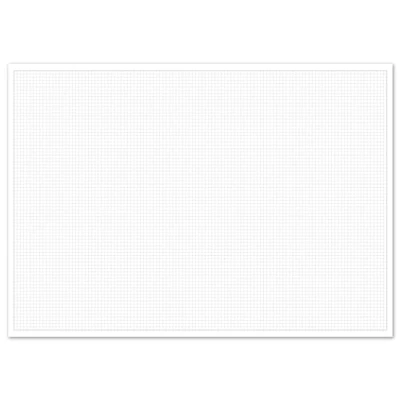 Abbildung von Karierte Schreibtischunterlage zum Beschreiben und skizzieren I DIN A3 40 Blatt Abreißen Mathematisches Papier mit Linienstruktur für Büro Schule dv930