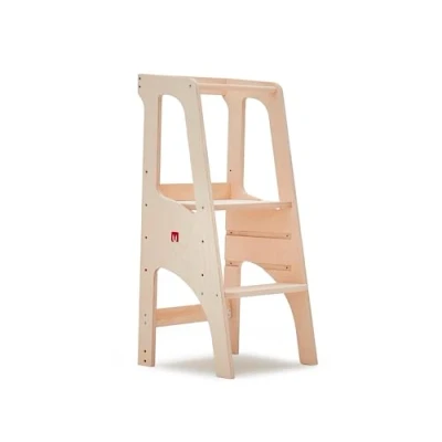 Abbildung von Der Bianconiglio Kids® EVO Lernturm: Vielseitigkeit, Verstellbarkeit und Sicherheit EN71/3, abgerundete Kanten Handgefertigt in Italien mit ökologischen Materialien