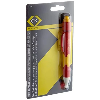 Abbildung von C.K Unbekannt T2271A Spannungsprüfer, kontaktlos 70 1000V mit visueller Anzeige, Gelb Rot