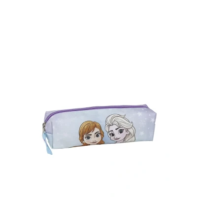 Abbildung von CERDÁ LIFE&#039;S LITTLE MOMENTS Federmäppchen mit Motiv Die Eiskönigin, Blau, 20 x 5,5 cm, aus Polyester, Reißverschluss, bedruckt von ELSA und Anna, Originalprodukt, entworfen in Spanien,