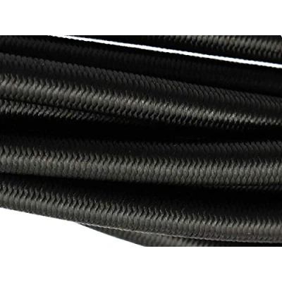 Abbildung von TUKA [98 m x 6mm] Expanderseil Gummiseile Elastische Schnur, Gummikordel Spannseil Planenseil Gummileine Elastic Seil Gummikordel, für Plane LKW Netze Zelte Abdeckungen usw. Schwarz, TKB5089 black