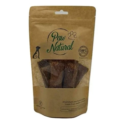Abbildung von Paw Natural Hunde Leckerlis 150g Ziege Streifen 100% Gluten &amp; getreidefrei aus frischem Fleisch gesunder Tiere