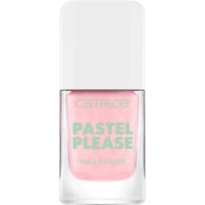 Abbildung von Catrice Pastel Please Nail Polish, Nr. 010, Pink, langanhaltend, hochpigmentiert, schimmernd, farbintensiv, acetonfrei, vegan, ohne Mikroplastikpartikel, Parfüm, 1er Pack (10.5ml)