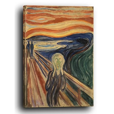 Abbildung von Printed Paintings Leinwand (70x100cm): Edward Munch Der Schrei (1910)