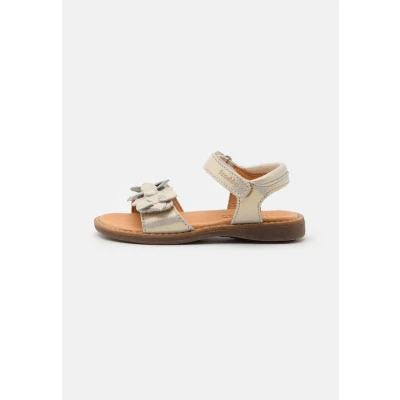 Abbildung von Froddo LORE Flowers Riemensandalette für Kinder, Größe: 27, Gold shine Schuhe
