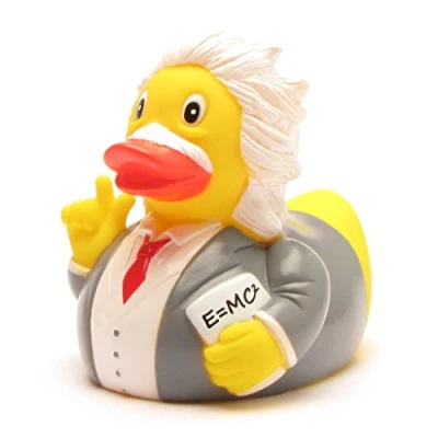 Abbildung von DUCKSHOP I Einstein Quietscheente Badeente L: 9 cm