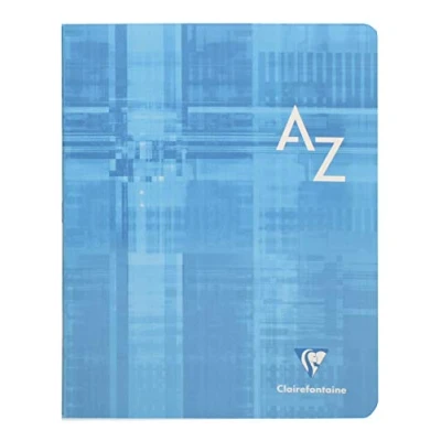 Abbildung von Clairefontaine 3748C Packung mit 5 Registerbücher 17x22 cm, 48 Blatt, französische Lineatur, 90, farbig sortiert, 1 Pack