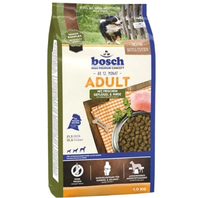 Abbildung von bosch HPC Adult mit frischem Geflügel &amp; Hirse Hundetrockenfutter für ausgewachsene Hunde aller Rassen 1 x 3 kg