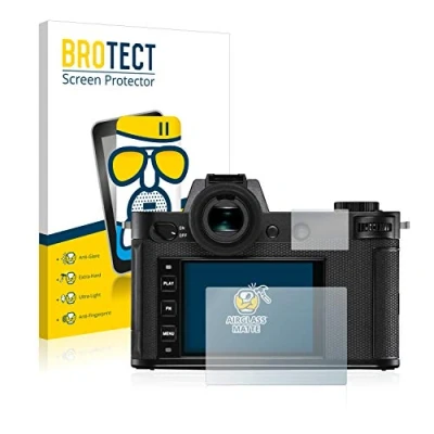 Abbildung von BROTECT Entspiegelungs Schutzglas für Leica SL2 Schutz Folie Panzerfolie Glas Matt [Extrem Kratzfest 9H, Anti Reflex, Fingerprint]