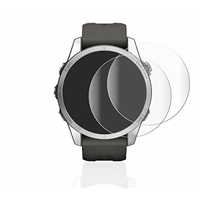 Abbildung von BROTECT 2 Stück Full Cover Schutzfolie für Garmin Fenix 7S Pro Solar (42 mm) Screen Displayschutz Folie [3D Curved, Kristall Klar]