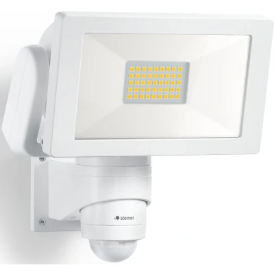 Abbildung von steinel LED Wandstrahler LS 300 S WS, Bewegungsmelder, fest integriert, Neutralweiß, 240 4000K, schwenkbarer Flutlichtstrahler